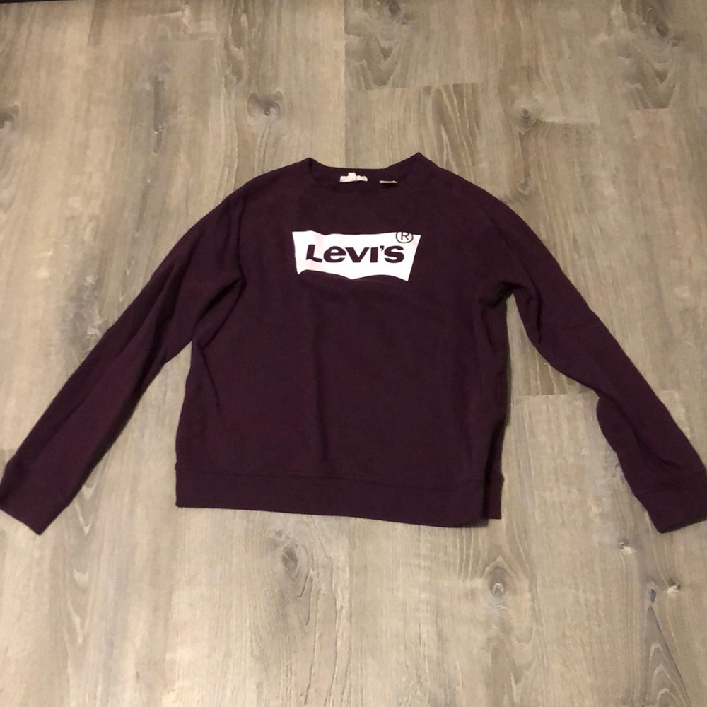Purple Levi’s sweatshirt